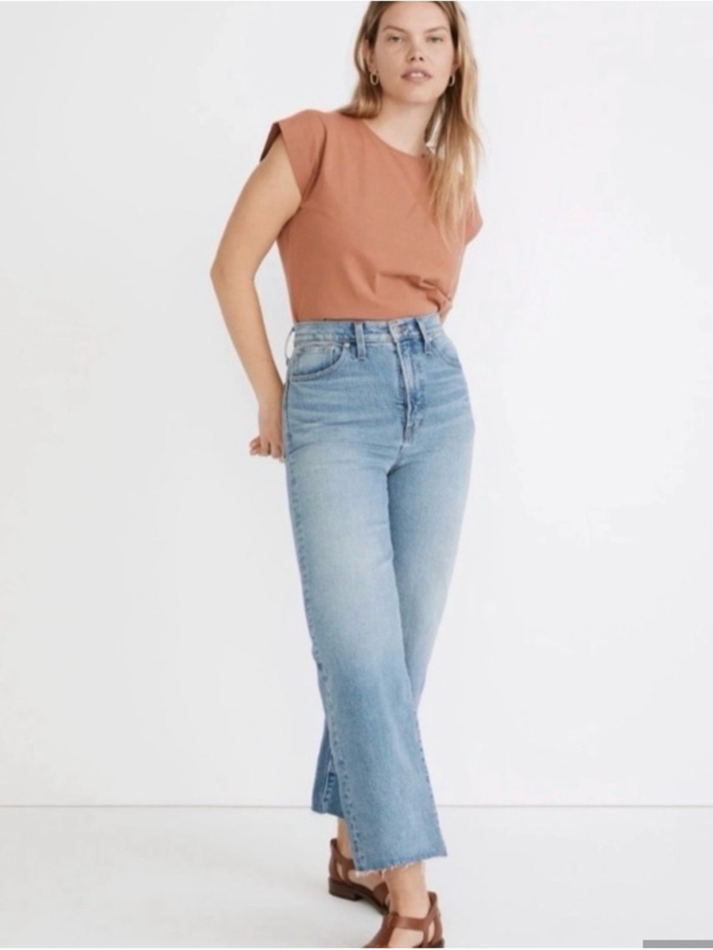 Madewell Perfect Vintage High Rise Wide Leg Crop Women’s Jeans